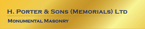 H Porter & Sons - Monumental Masonry
